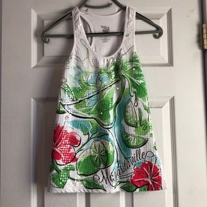 Margaritaville sequin tank top